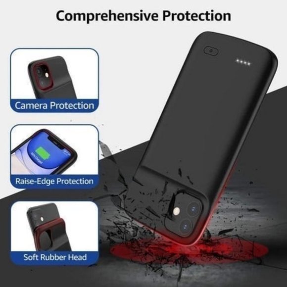 5000mAh Battery Case for IPHONE 11 - Picture 1 of 4